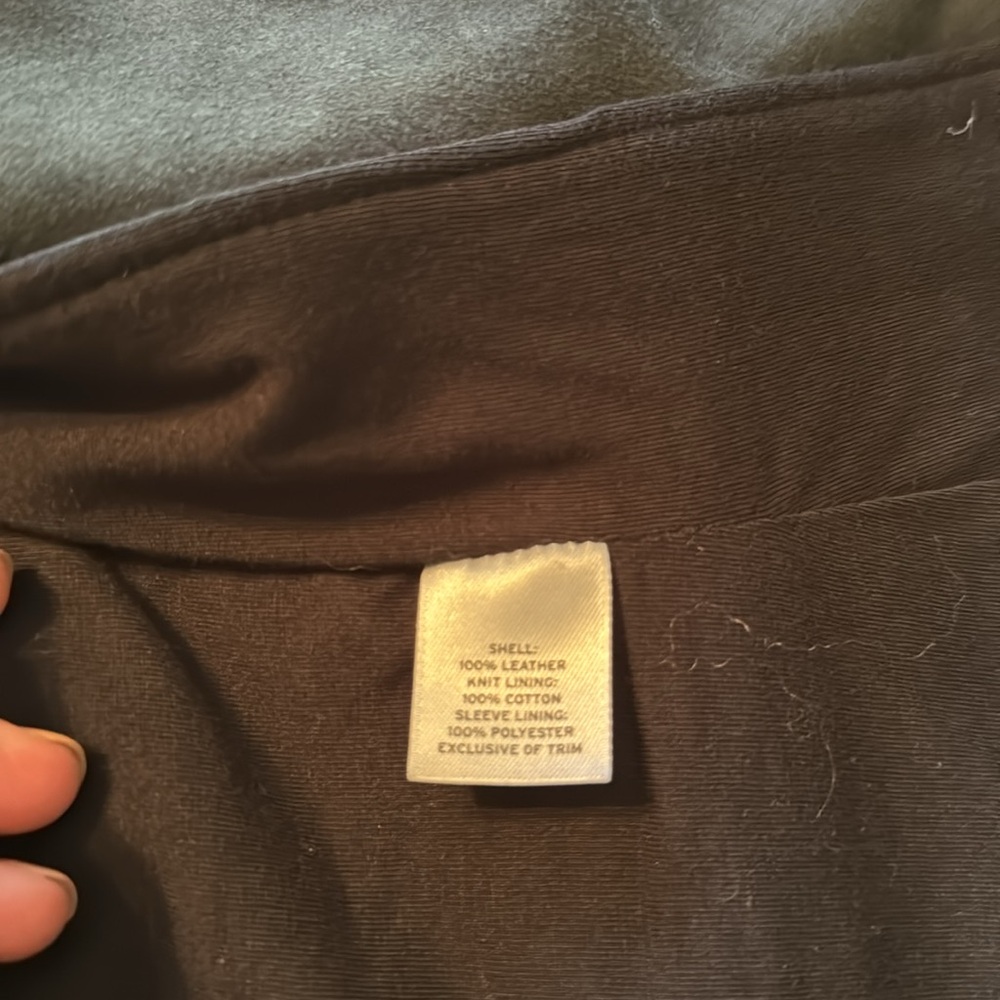 Halogen Leather Jacket - image 4